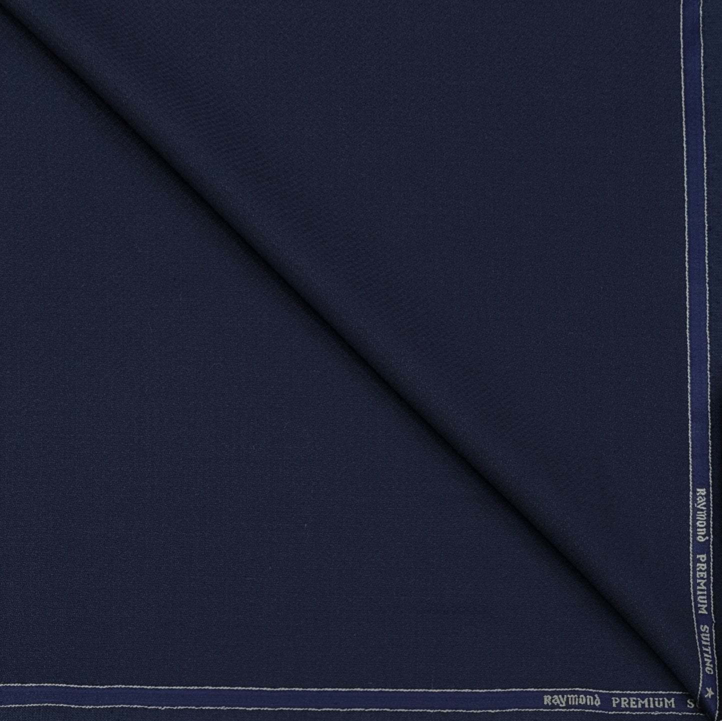 Suit Fabric Raymond Exotic Super 70s Count Luxurious 40% Rich Wool Dobby Color Midnight Blue